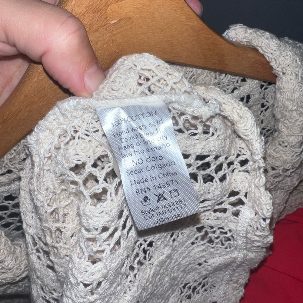 Judith March REINDEER GAMES FLORAL BUTTON DOWN NWOT size L - Picture 6 of 9